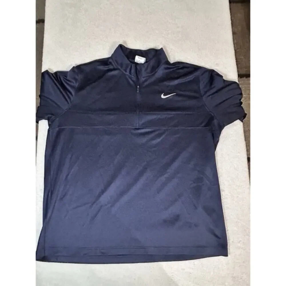 Nike Dri-Fit Essential Tech 1/4 Zip‎ Tri Cot Lightweight Jackets Men's Sz L Two